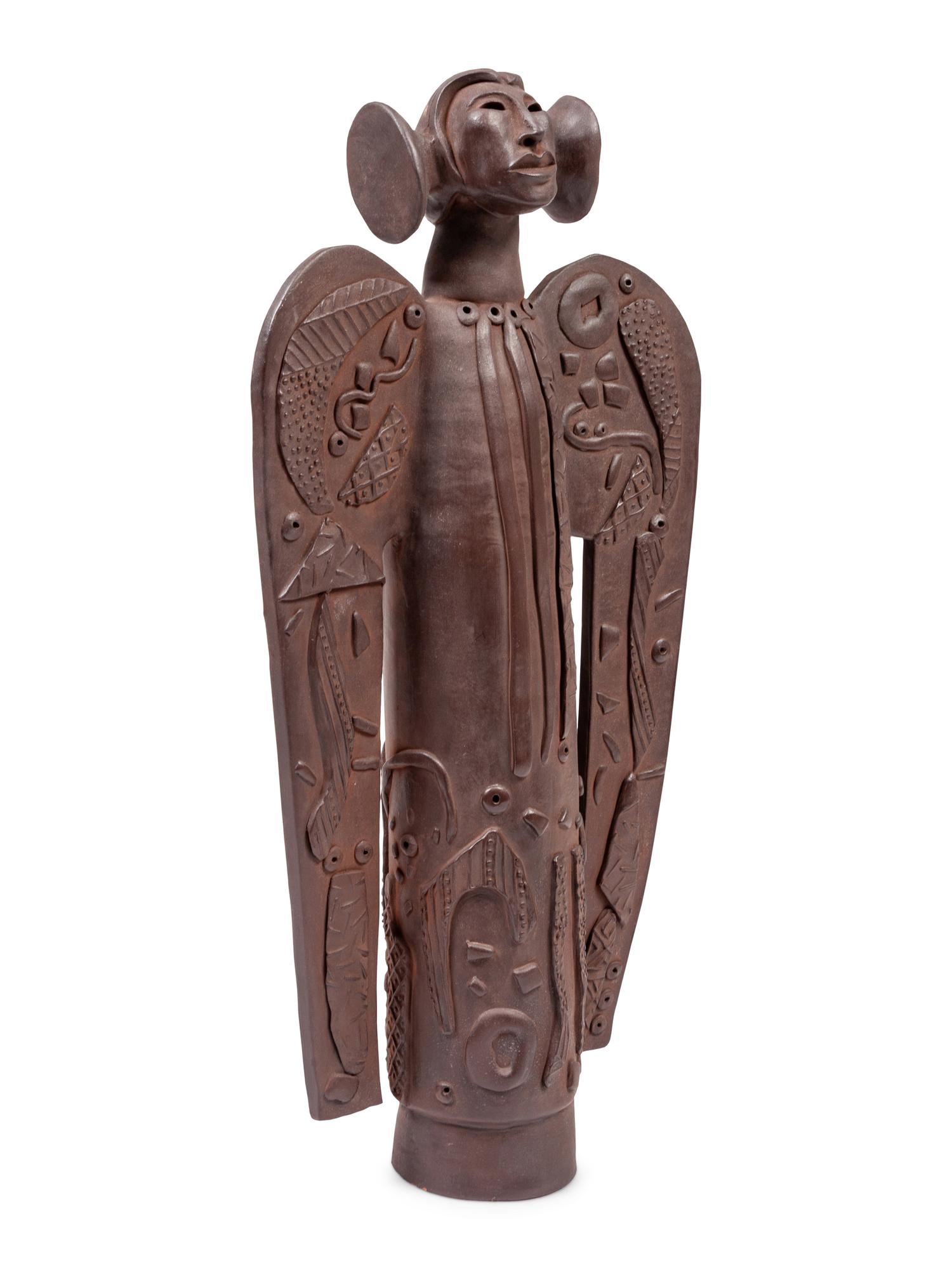 Greenware Pottery Figure