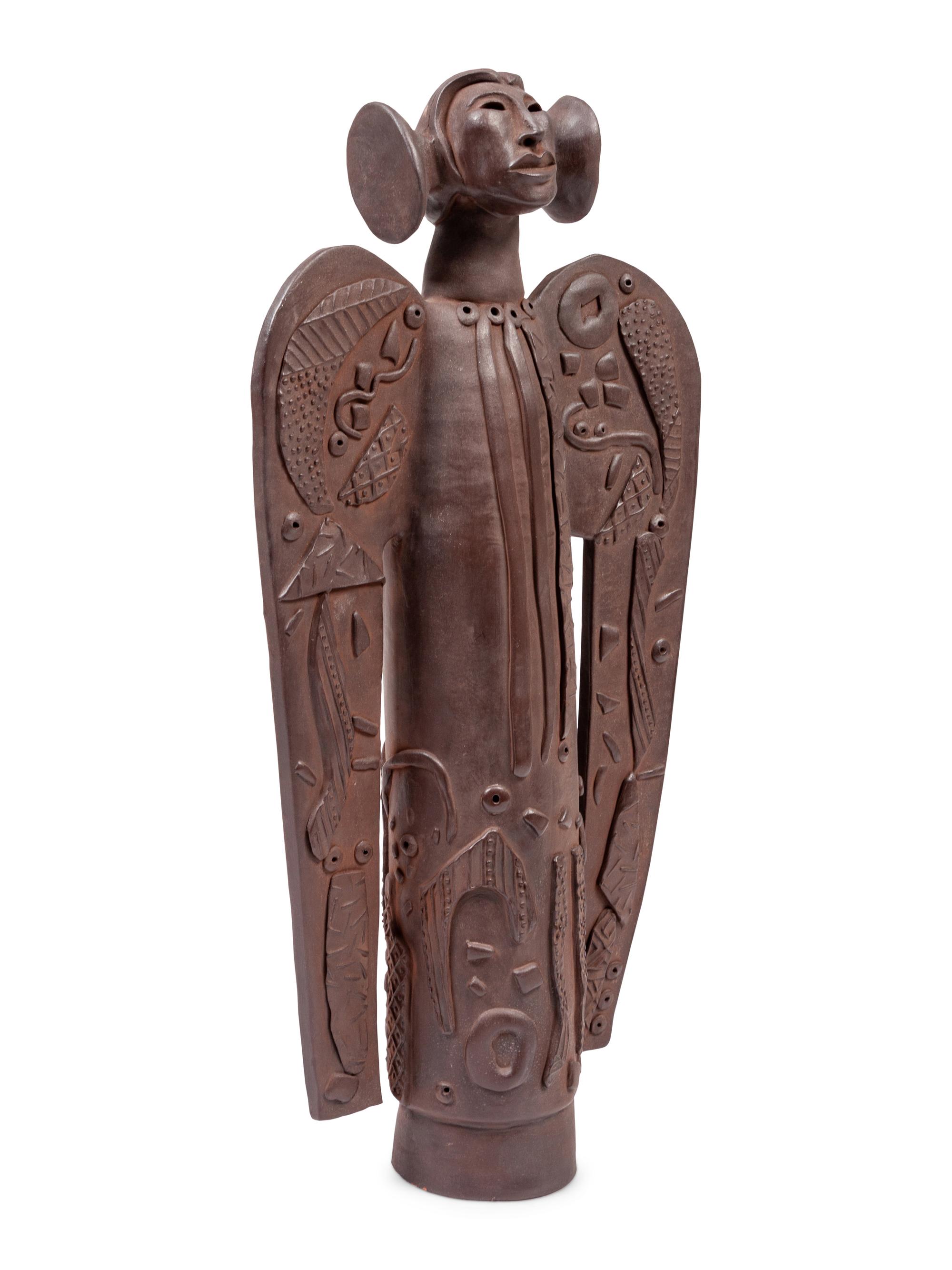 Greenware Pottery Figure