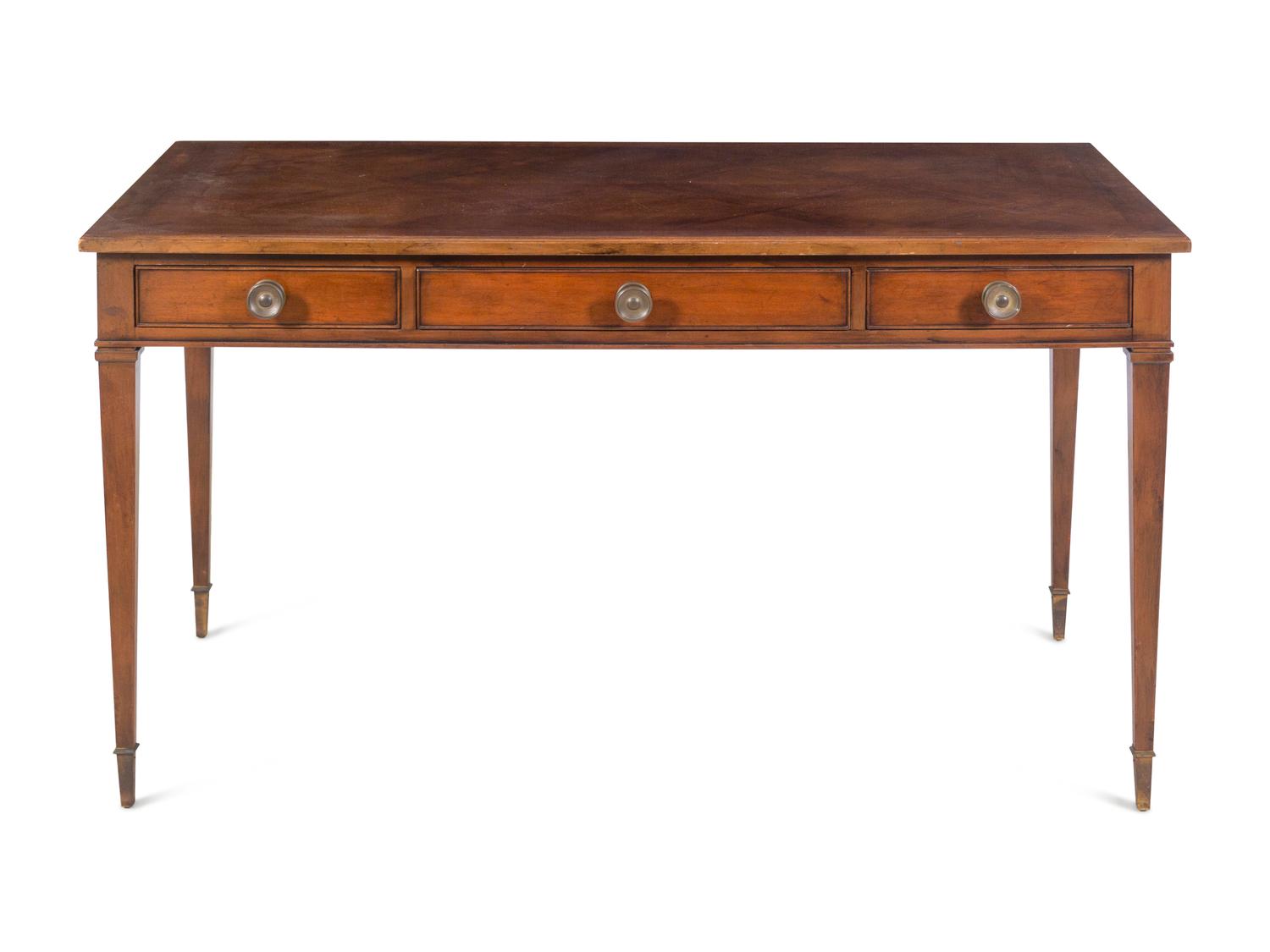 A Regency Style Mahogany Writing Table