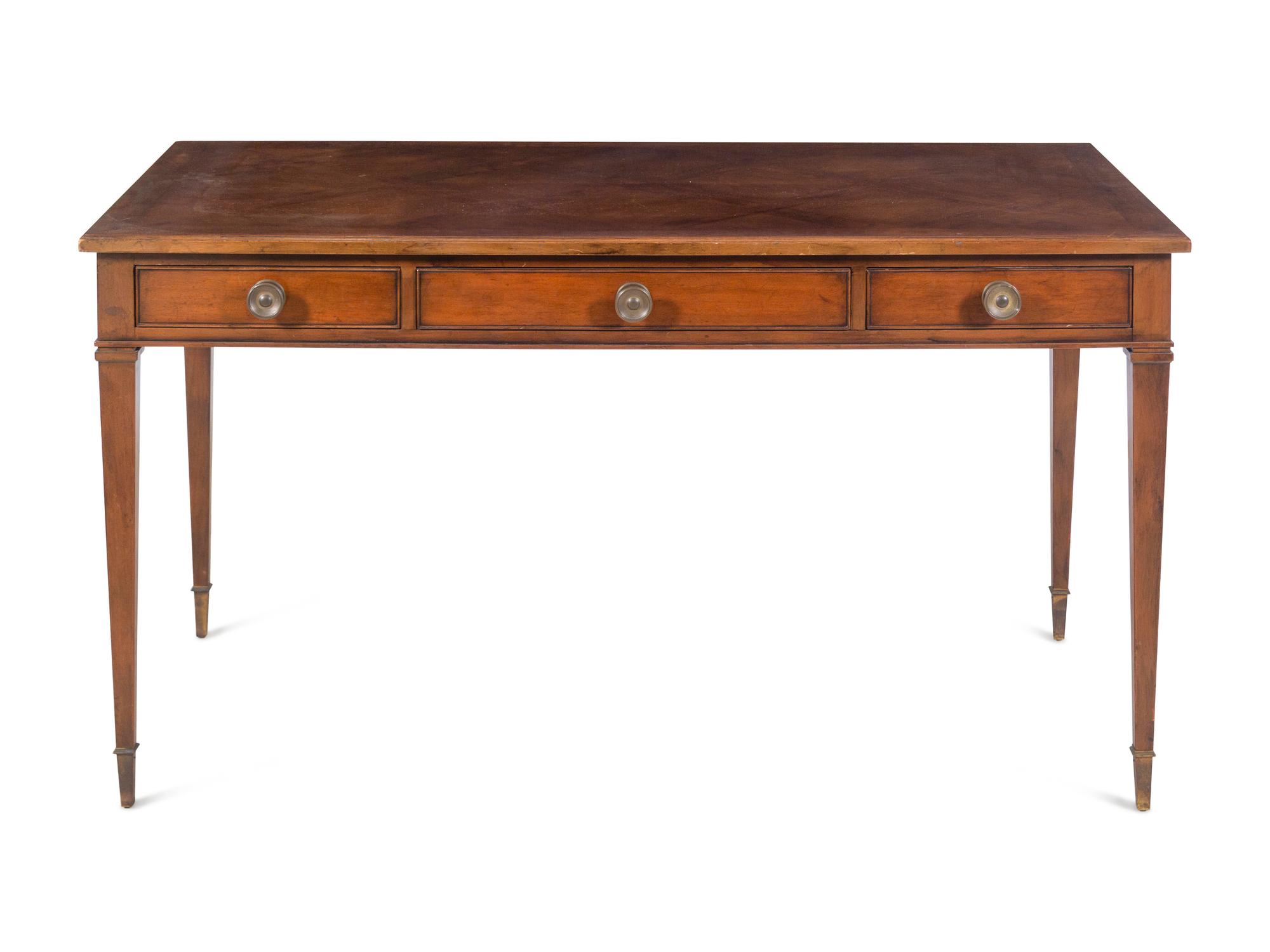 A Regency Style Mahogany Writing Table