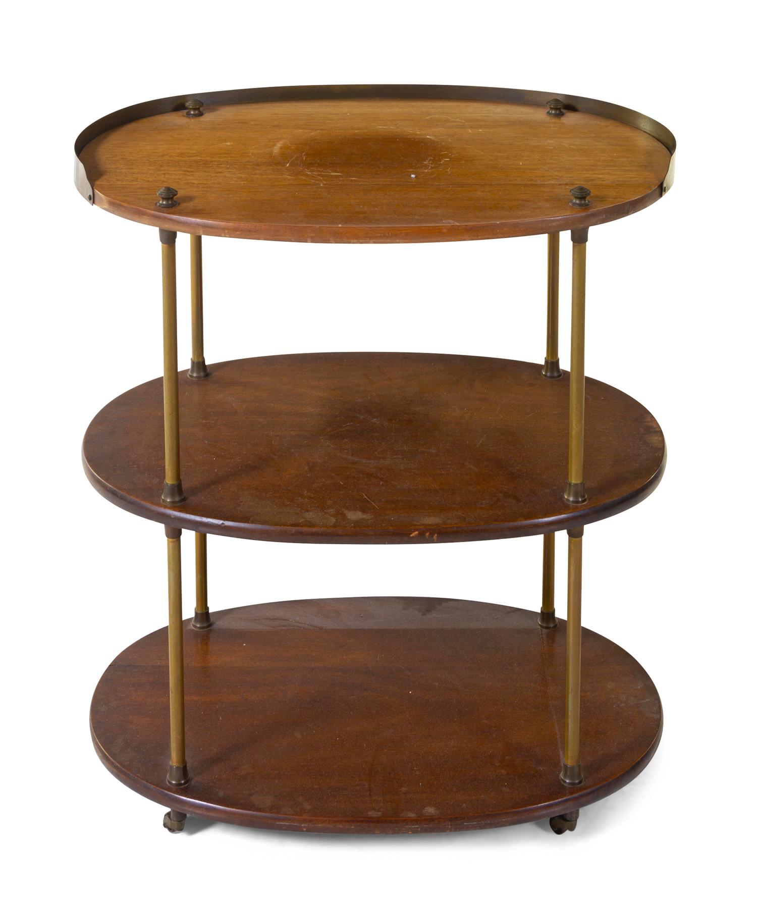A Group of Four Carved Wood Furniture Items