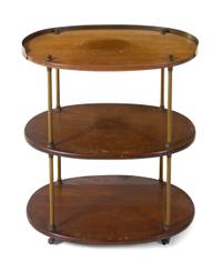 A Group of Four Carved Wood Furniture Items