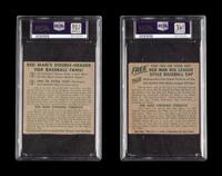 A Group of 1952 and 1954 Red Man Tobacco Willie Mays Baseball Cards (PSA 2 GOOD)