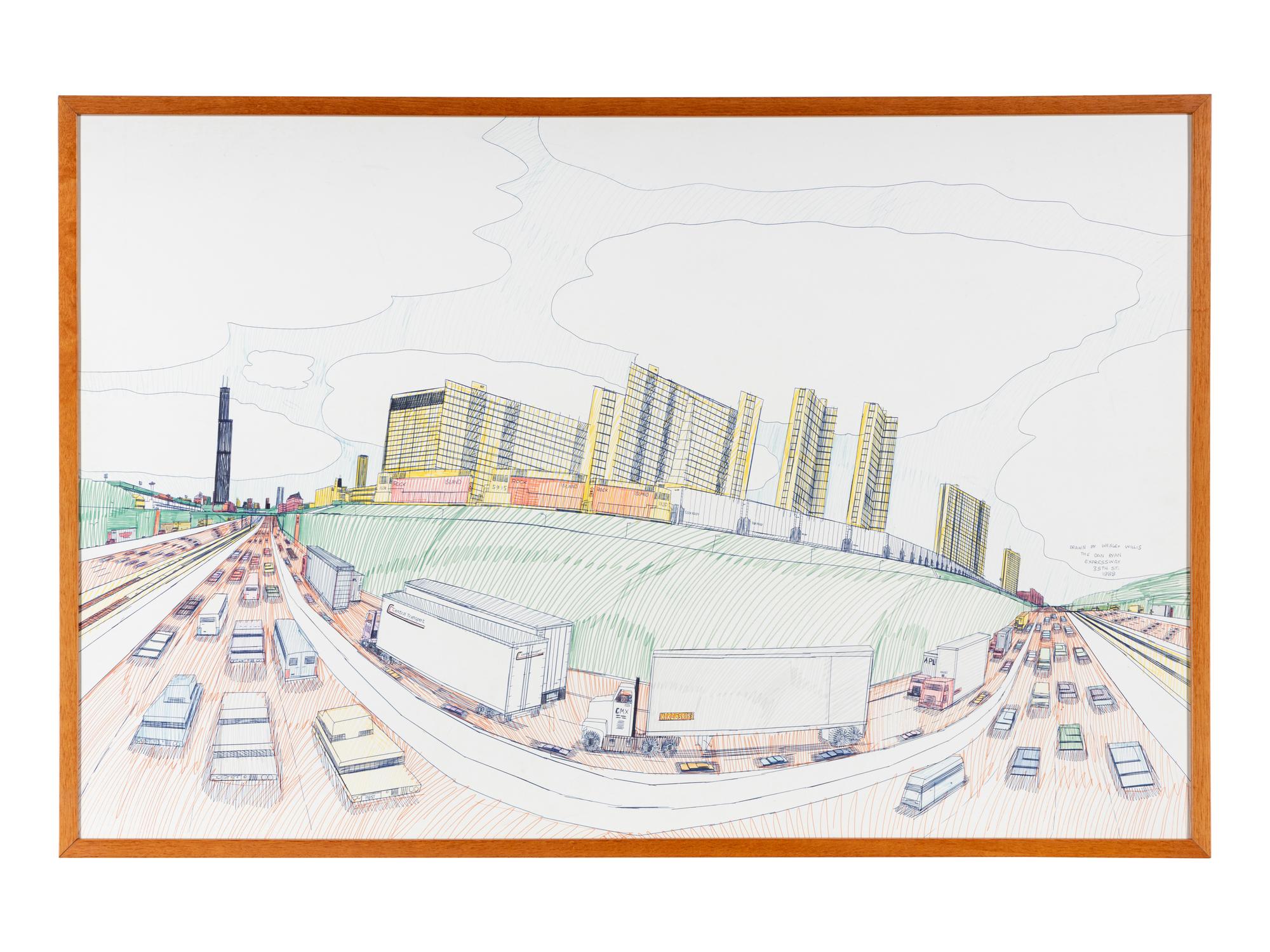 The Dan Ryan Expressway, 35th St ., 1988