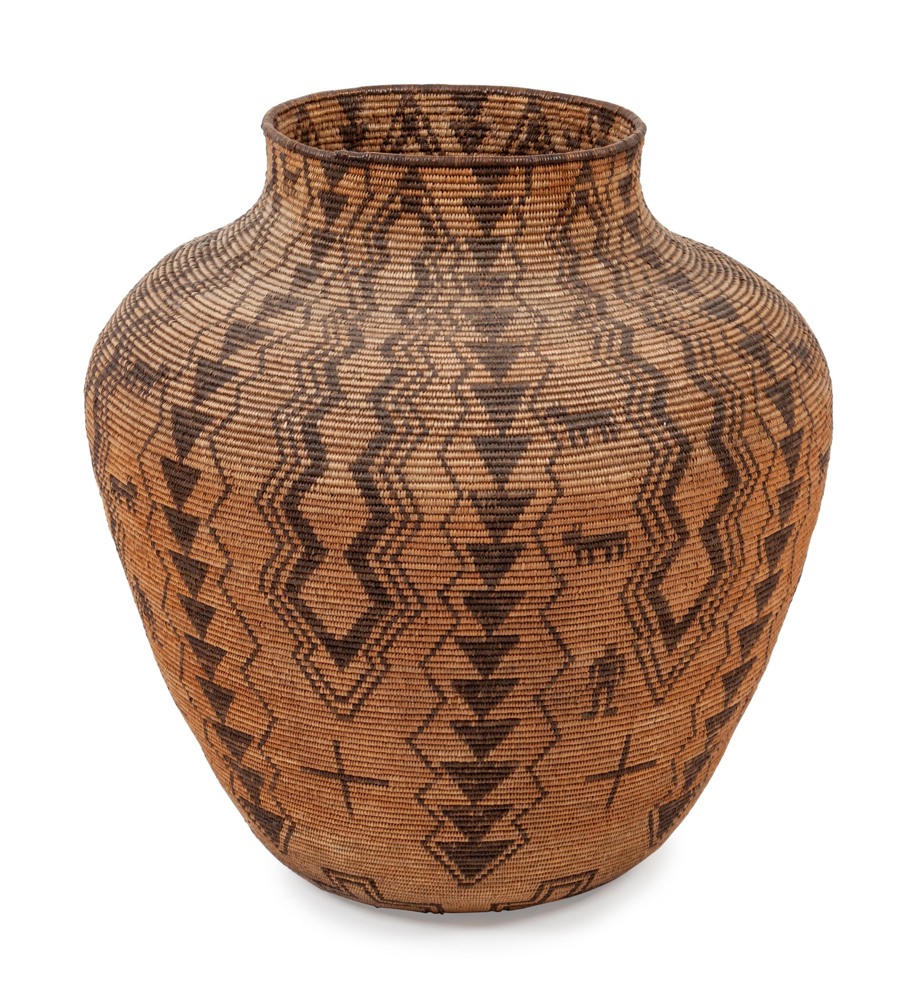 Western Apache Figural Olla
