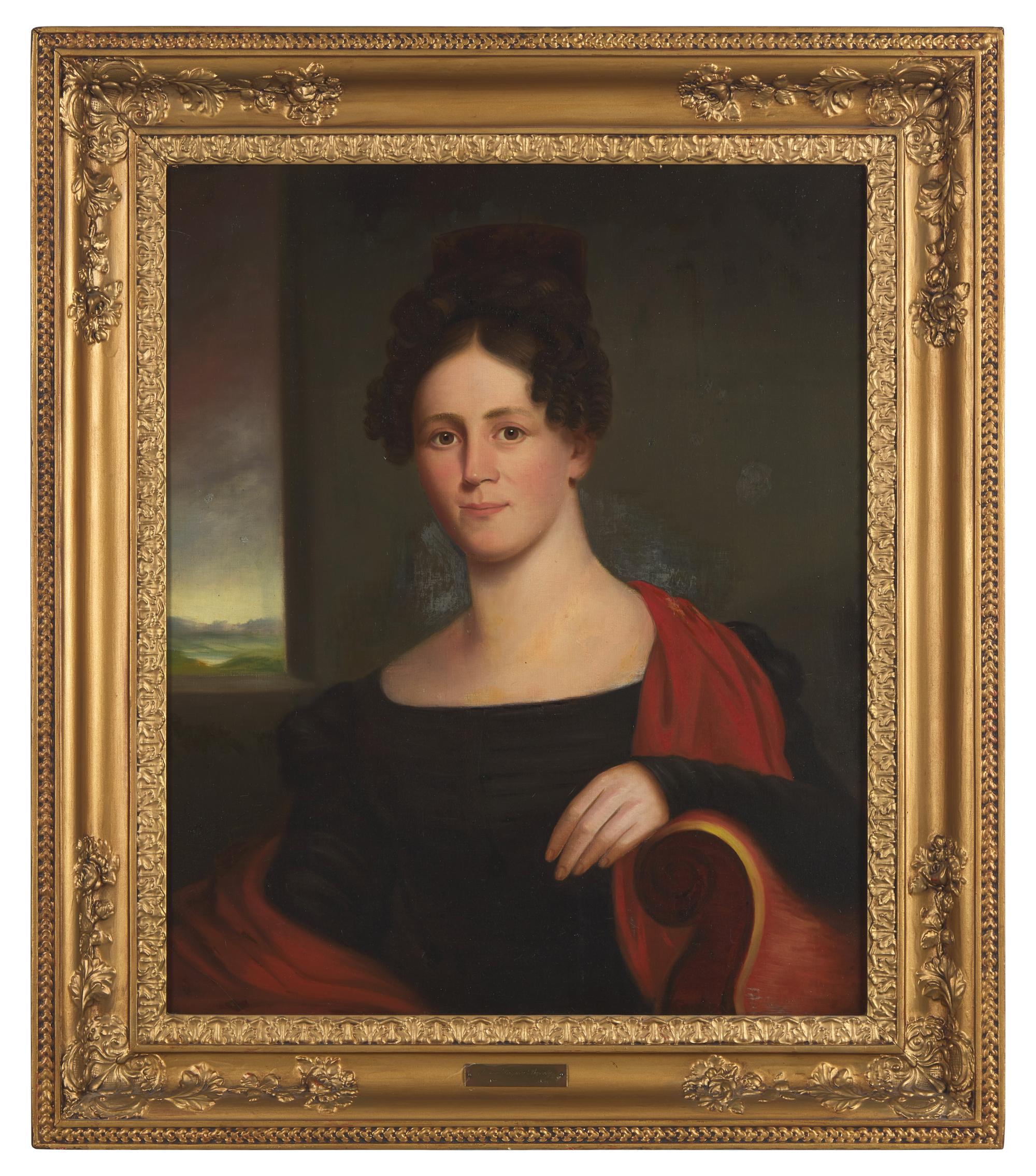 American School 19th Century, A Pair of Portraits: Mr. Andrew Byerly (1782-1827) and Mrs. Susan Wagner Byerly (1789-1857) of Philadelphia, Pennsylvania