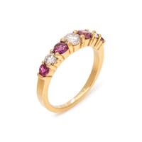 DIAMOND AND RUBY RING