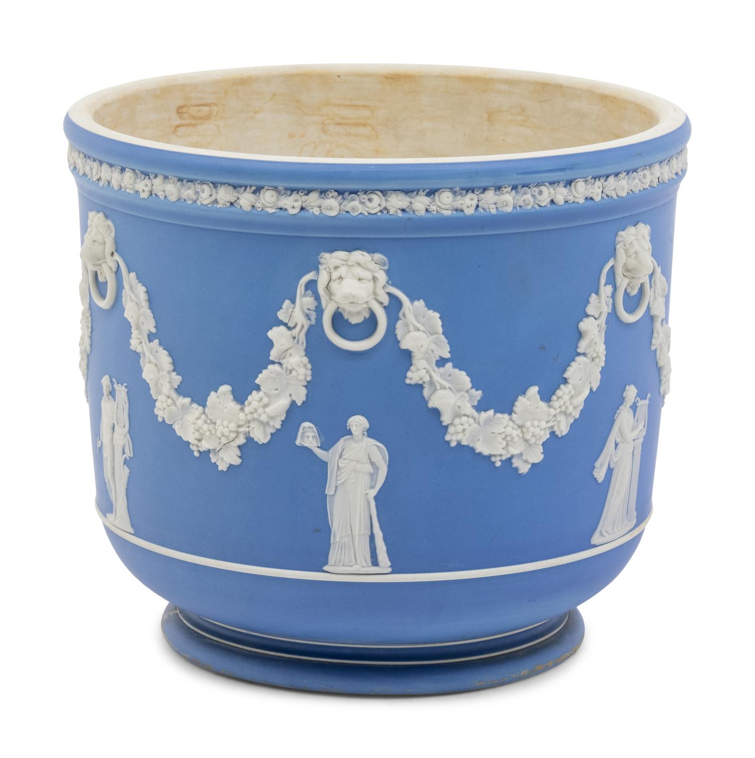 A Wedgwood Jasperware Cache Pot