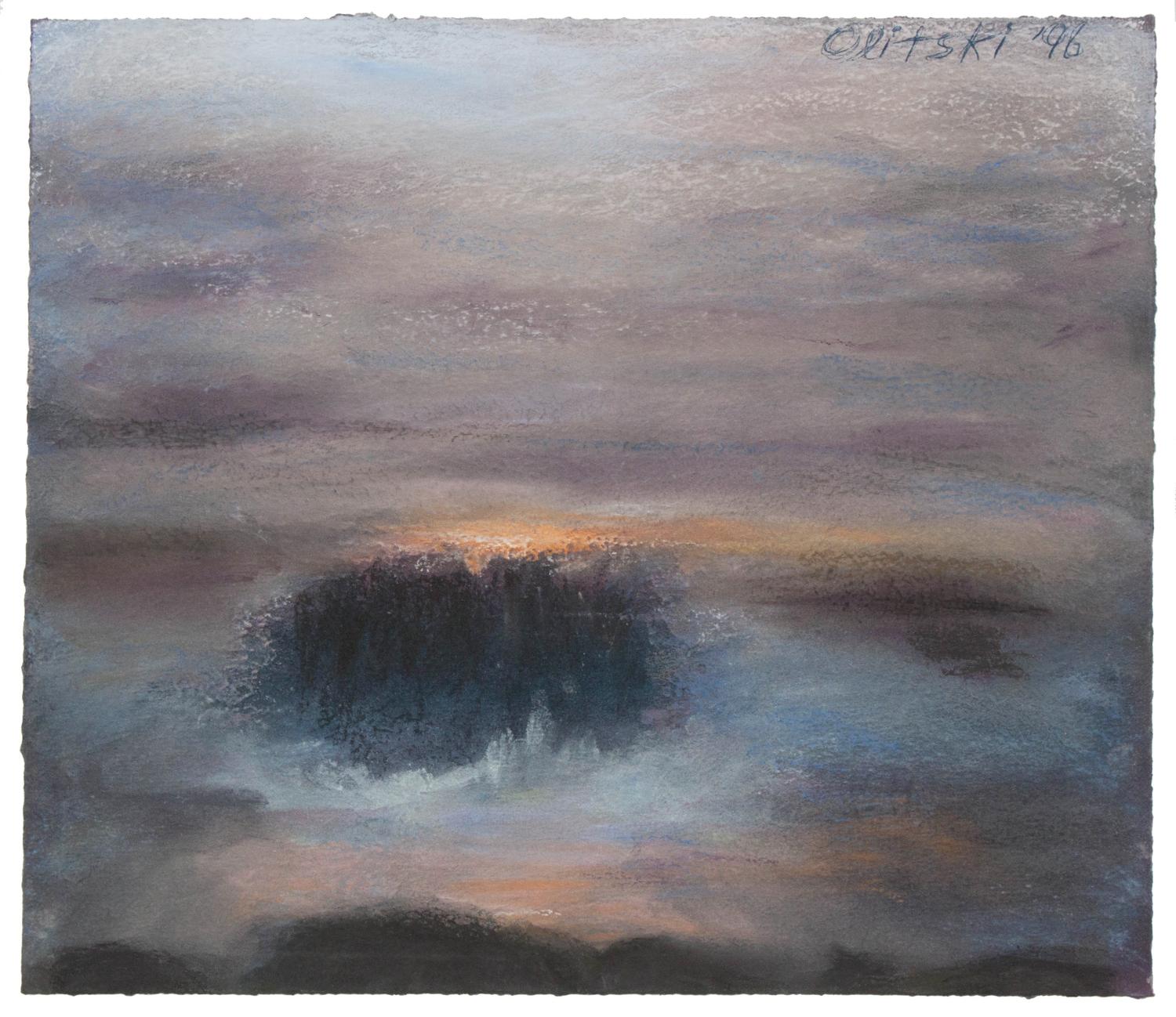 Jules Olitski, (American, 1922-2007), Heren Island, 1996