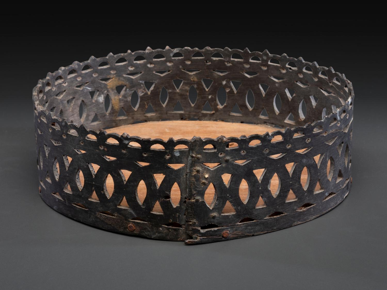 A Carved and Pierced Baleen Basket