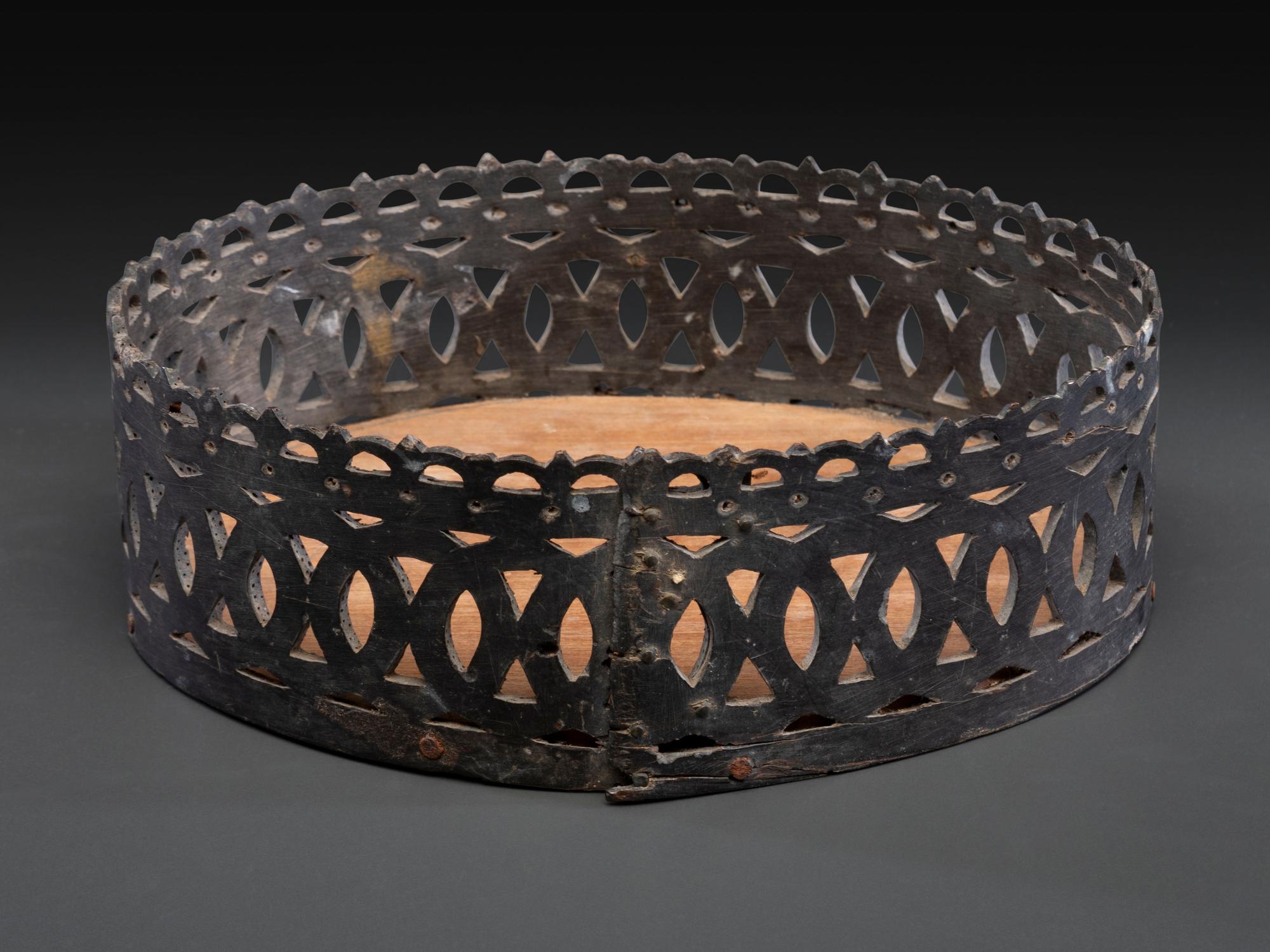 A Carved and Pierced Baleen Basket