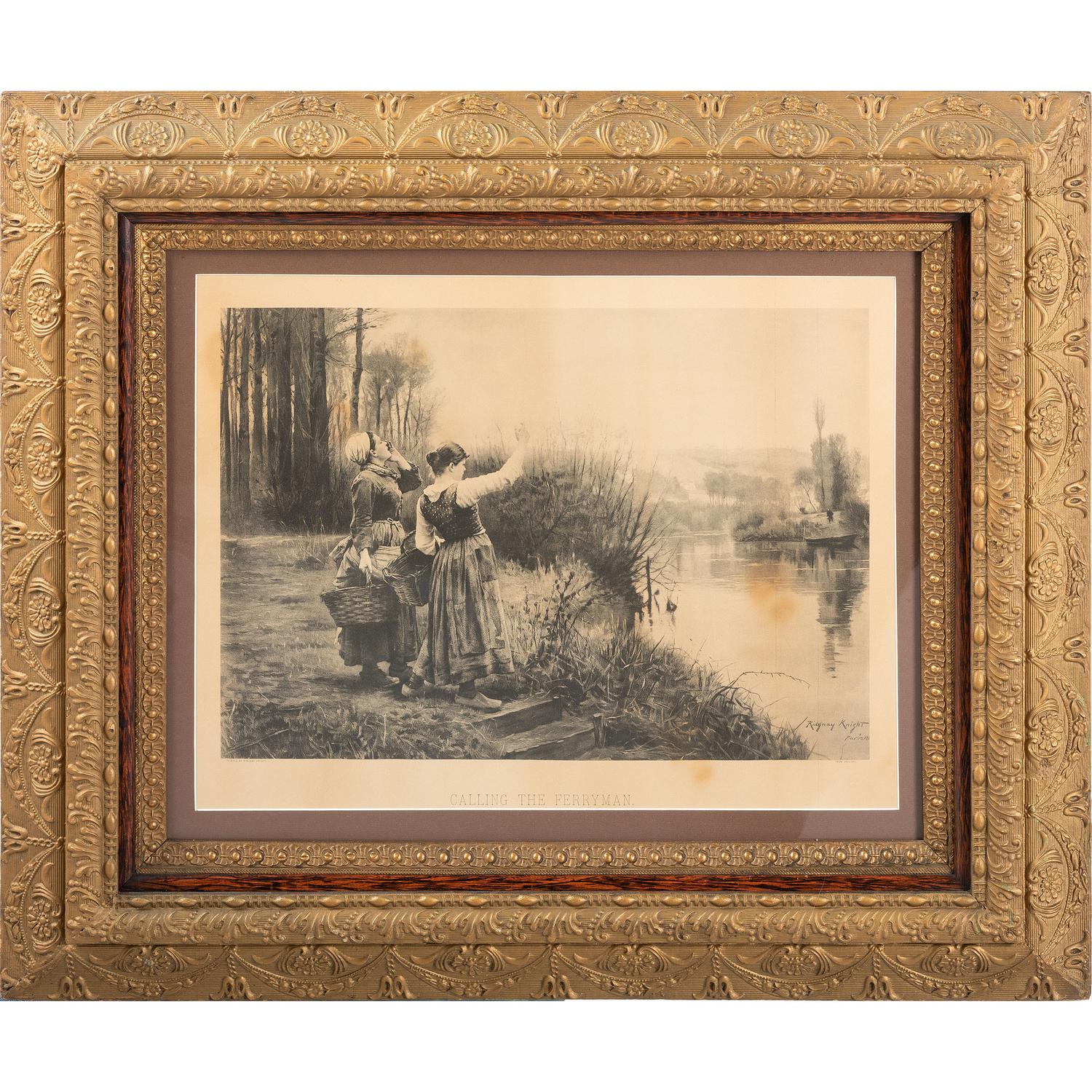 Two Framed Lithographs