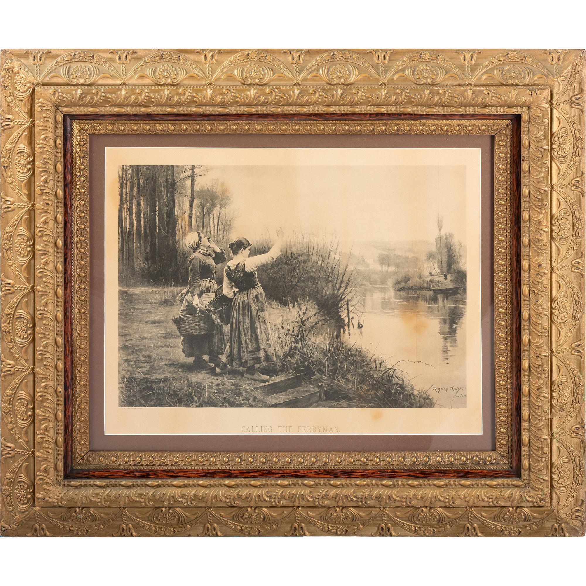 Two Framed Lithographs