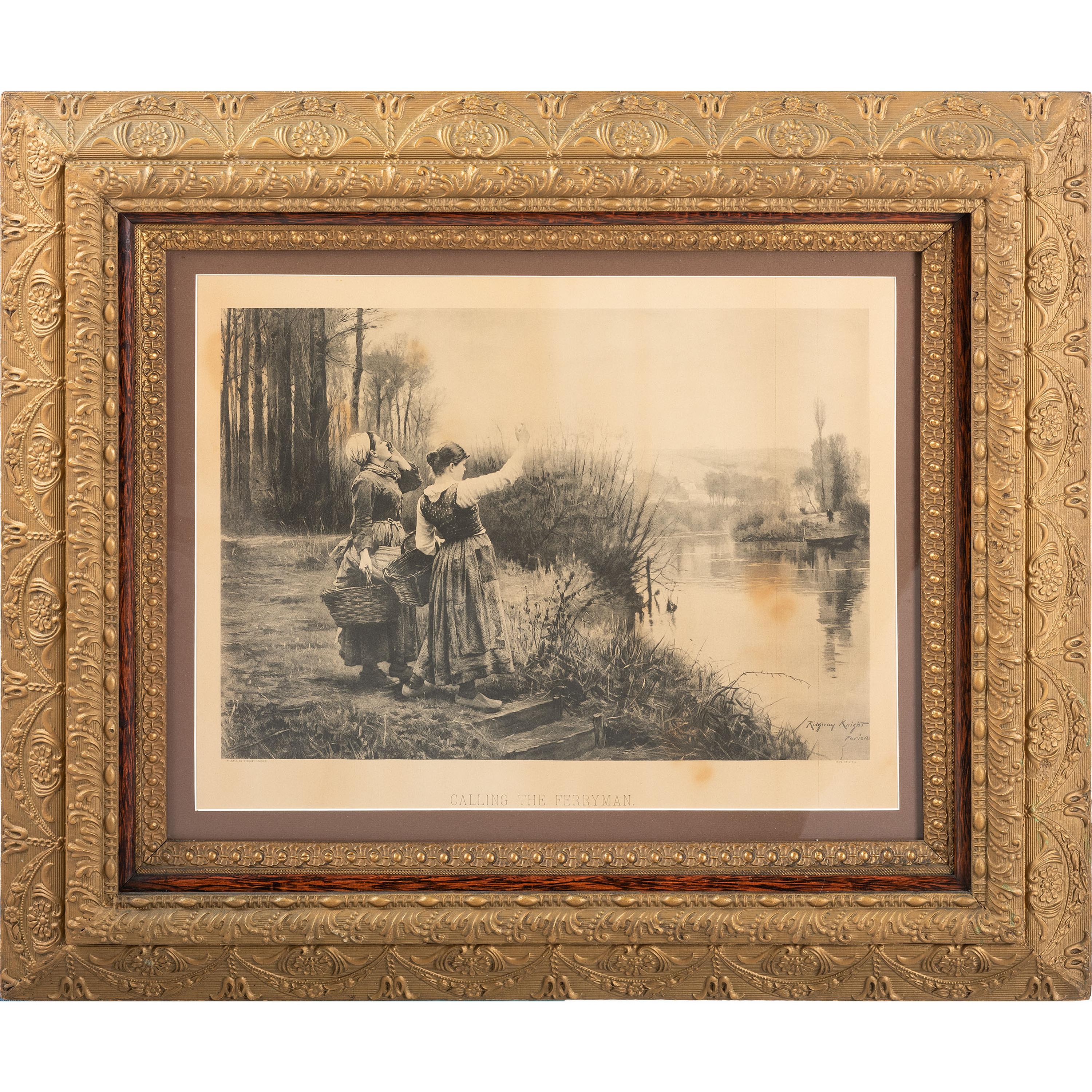 Two Framed Lithographs