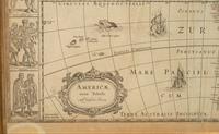 BLAEU, Willem (1571-1638) -- BLAEU, Jan (1596-1673). Americae nova Tabula . [Amsterdam, ca 1635 or later].