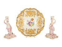 A Collection of Meissen Porcelain Tableware