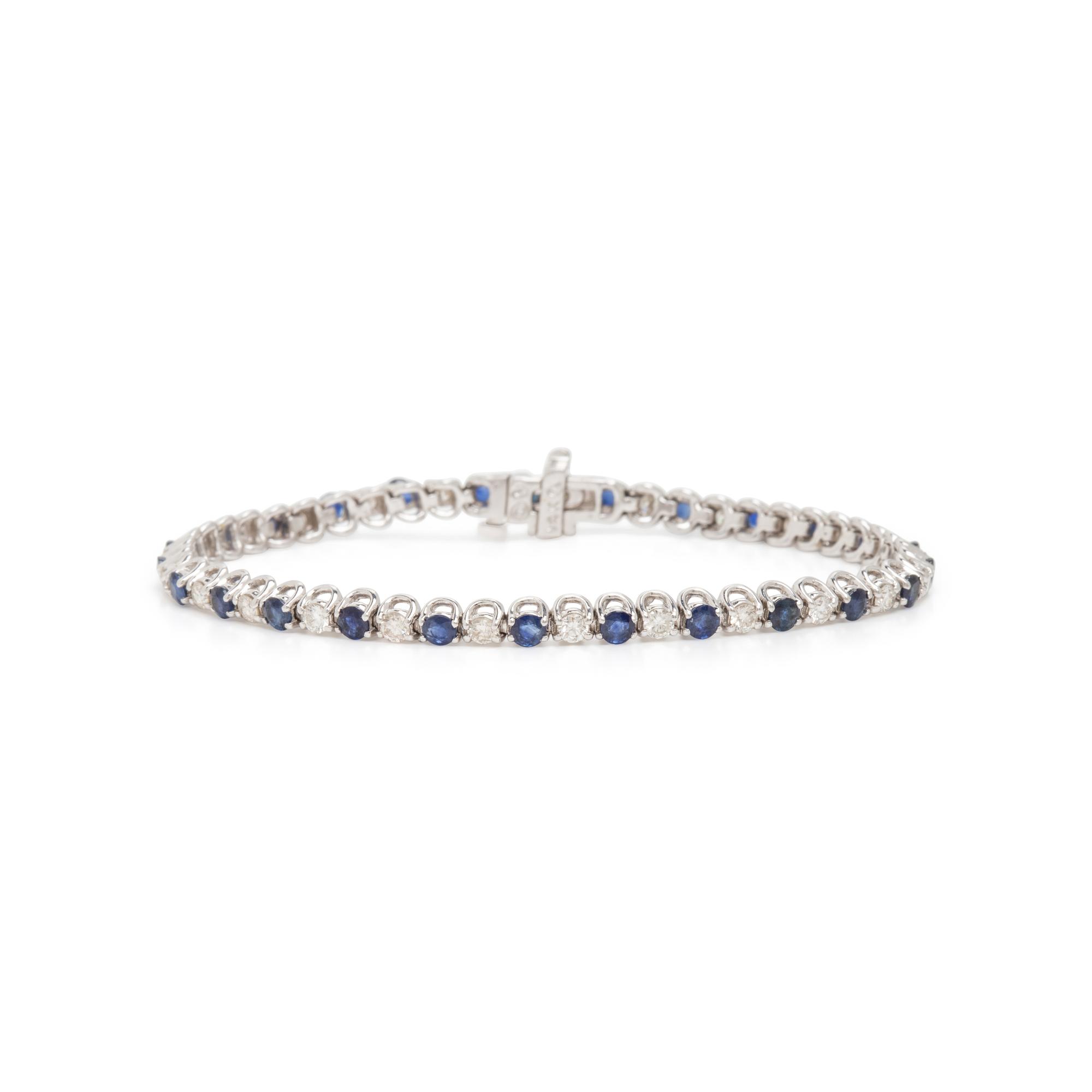 Sapphire and Diamond Bracelet