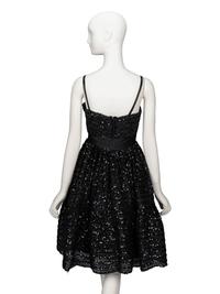 Bill Blass, Sequined Black Cocktail Dress