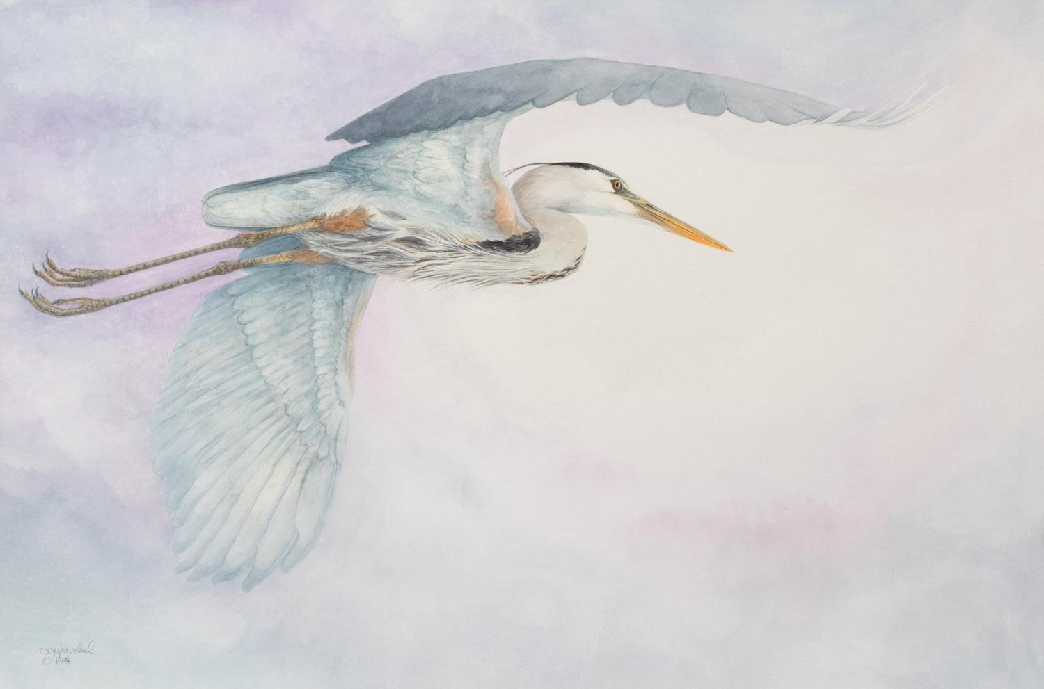 Carpe Diem - Great Blue Heron , 1994