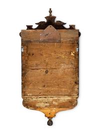 A Victorian Painted Wall Clock