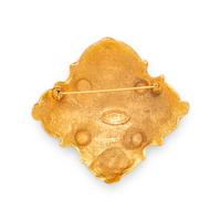 Chanel, Square Inlaid Brooch