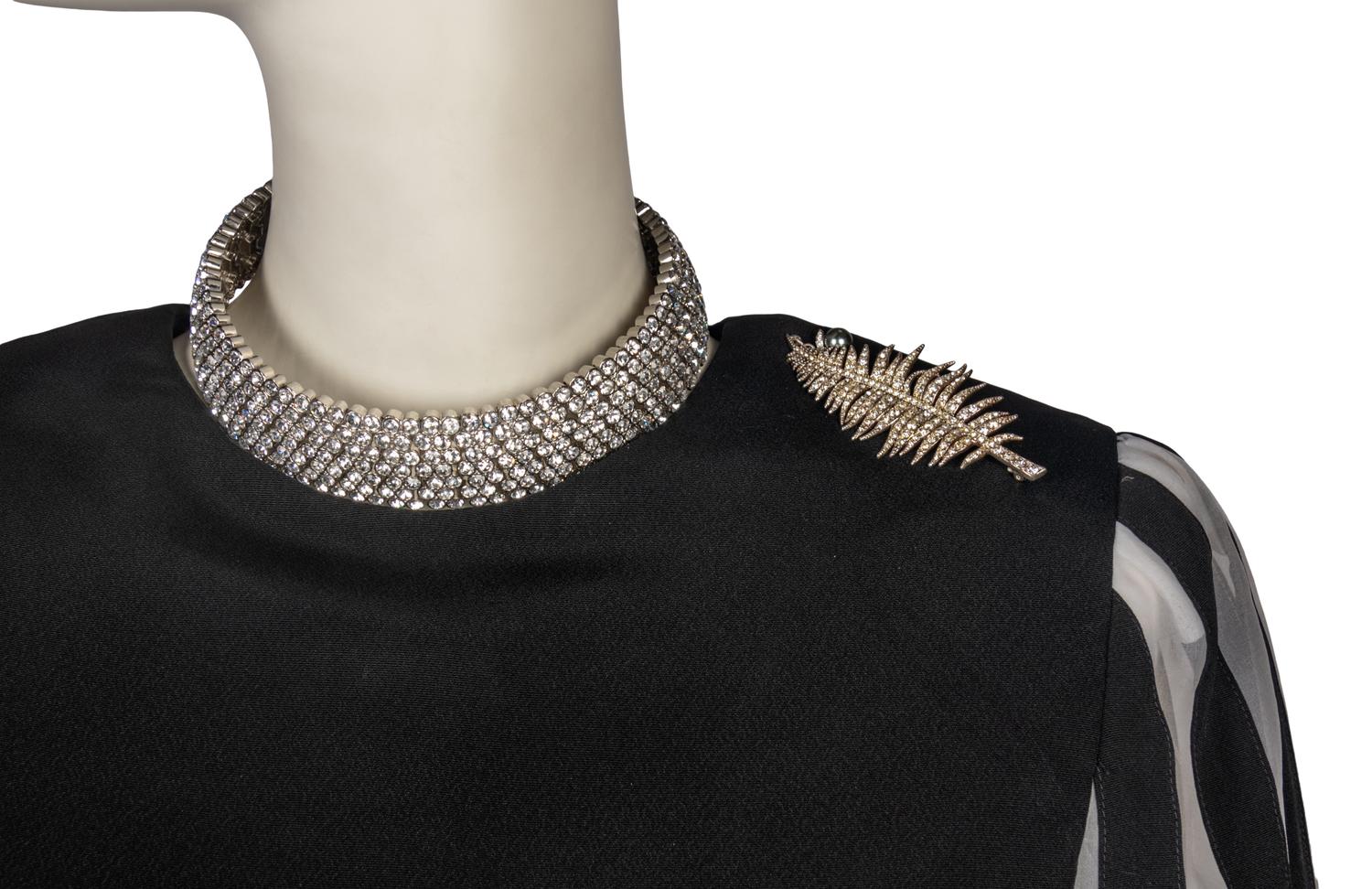 Three Dresses by Louis Féraud, Rizik Bros, a Gene Roye Dress, Givenchy Skirt Suit, and a Collection of Costume Jewelry