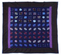 Amish pieced cotton quilt pennsylvania, 19th/20th century