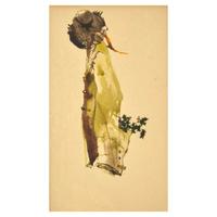 Andrew Wyeth (American, 1917–2009) Christmas Card (Hanging Coat and Hat)
