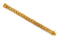 An 18 Karat Yellow Gold Bracelet, Swedish,