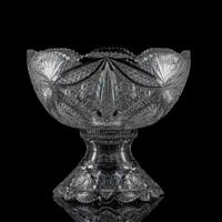A Brilliant Period Cut Glass Punch Bowl