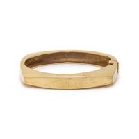 YELLOW GOLD BANGLE BRACELET