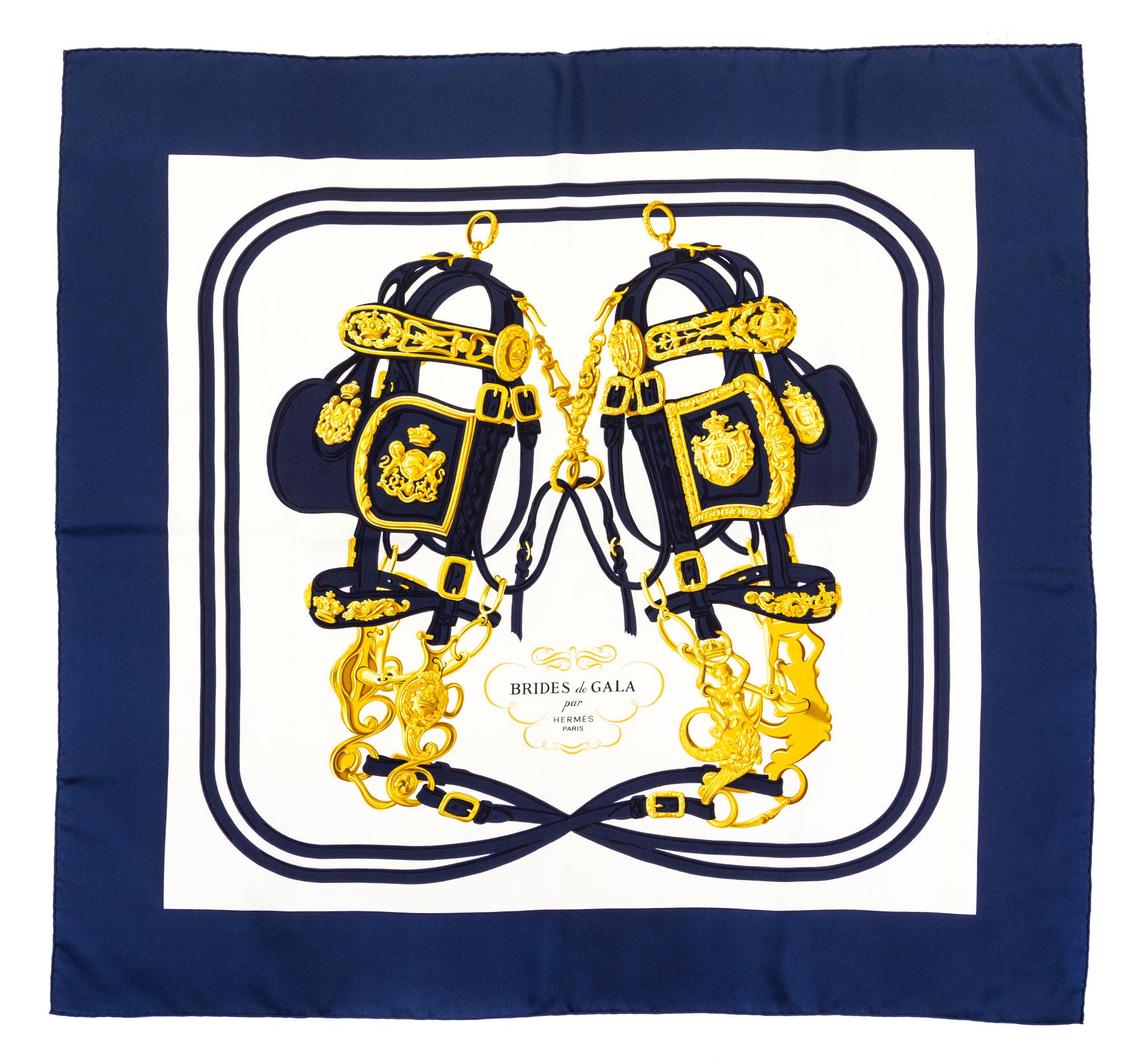 An Hermes 90cm Silk Scarf, 36" x 36".