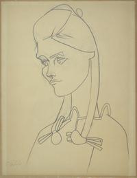 Portrait de Cecile Miguel , 1951