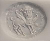 A Sasanian Chalcedony Stamp Seal