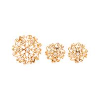 YELLOW GOLD AND DIAMOND SET