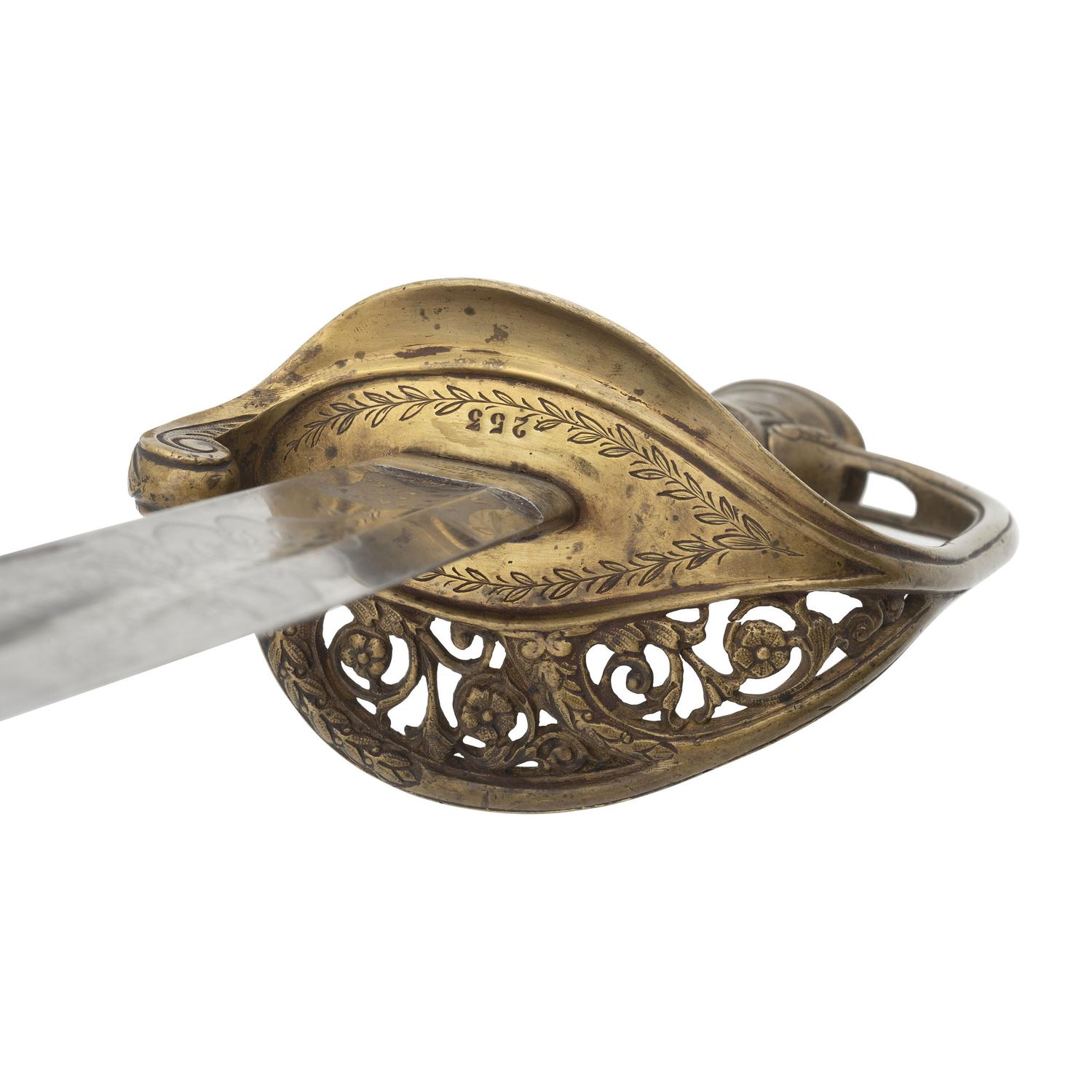 Tiffany Model 1850 Foot Officers Sword Presented to Captain Dennis Flynn