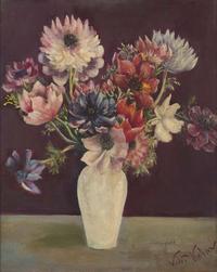Walt Kuhn (American, 1877-1949) - Still Life with Flowers