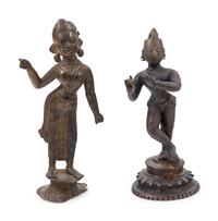 Two Indian Bronze Figures