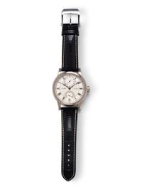 L.LEROY, 18K WHITE GOLD 'MARINE DECK CHRONOMETER' WATCH