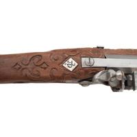 Carved Contemporary Flintlock Jaeger Rifle