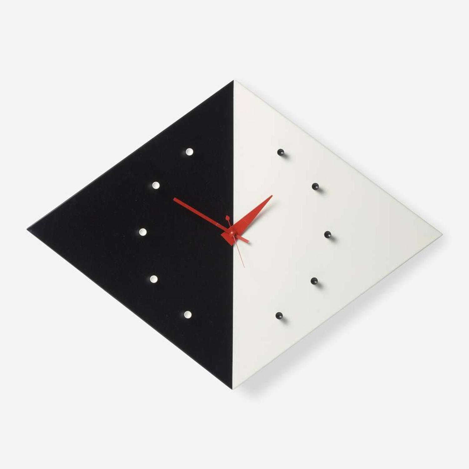 George Nelson (American, 1908-1986) Group of Table and Wall Clocks for Howard Miller, Vitra Design Museum, Poland/Germany, designed 1949-1954, the present lot circa 2000s