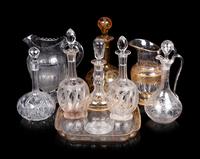 A Collection of Glass Tablewares