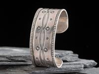 Navajo Stamped Ingot Cuff Bracelet
