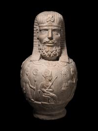 A Carved Stone Osiris-Canopus