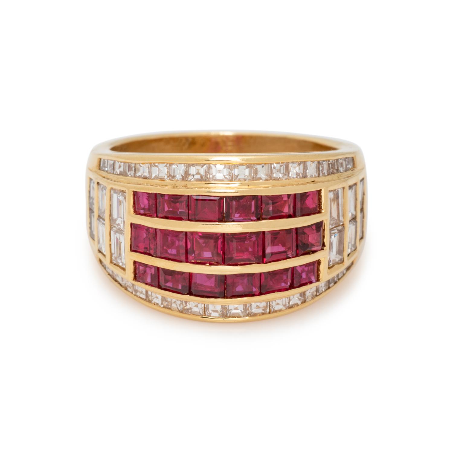 RUBY AND DIAMOND RING