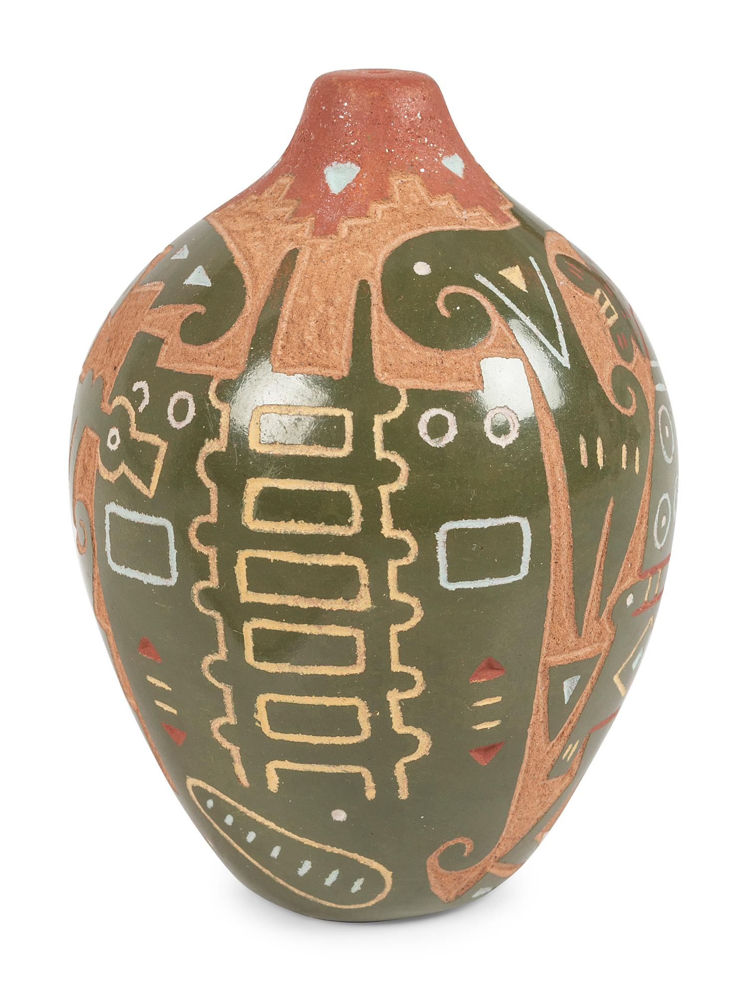 Collection of Santa Clara Miniature Sgraffito Pottery