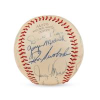 A 1973 New York Yankees Team Signed Autograph Baseball (Beckett Authentication Services Letter of Authenticity)
