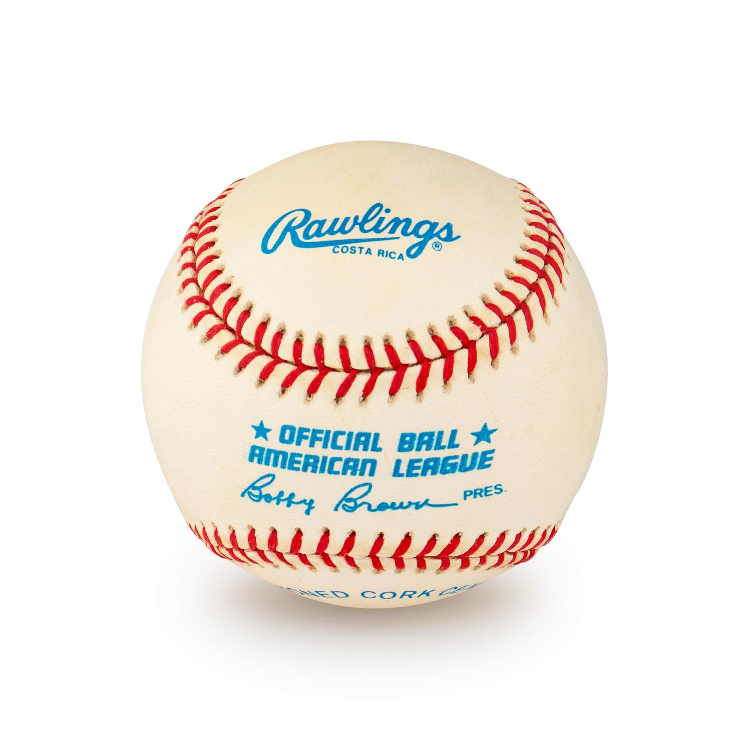 A Mickey Mantle Signed Autograph Home Run Edition Baseball (Beckett Authentication Services) - Numbered of 536