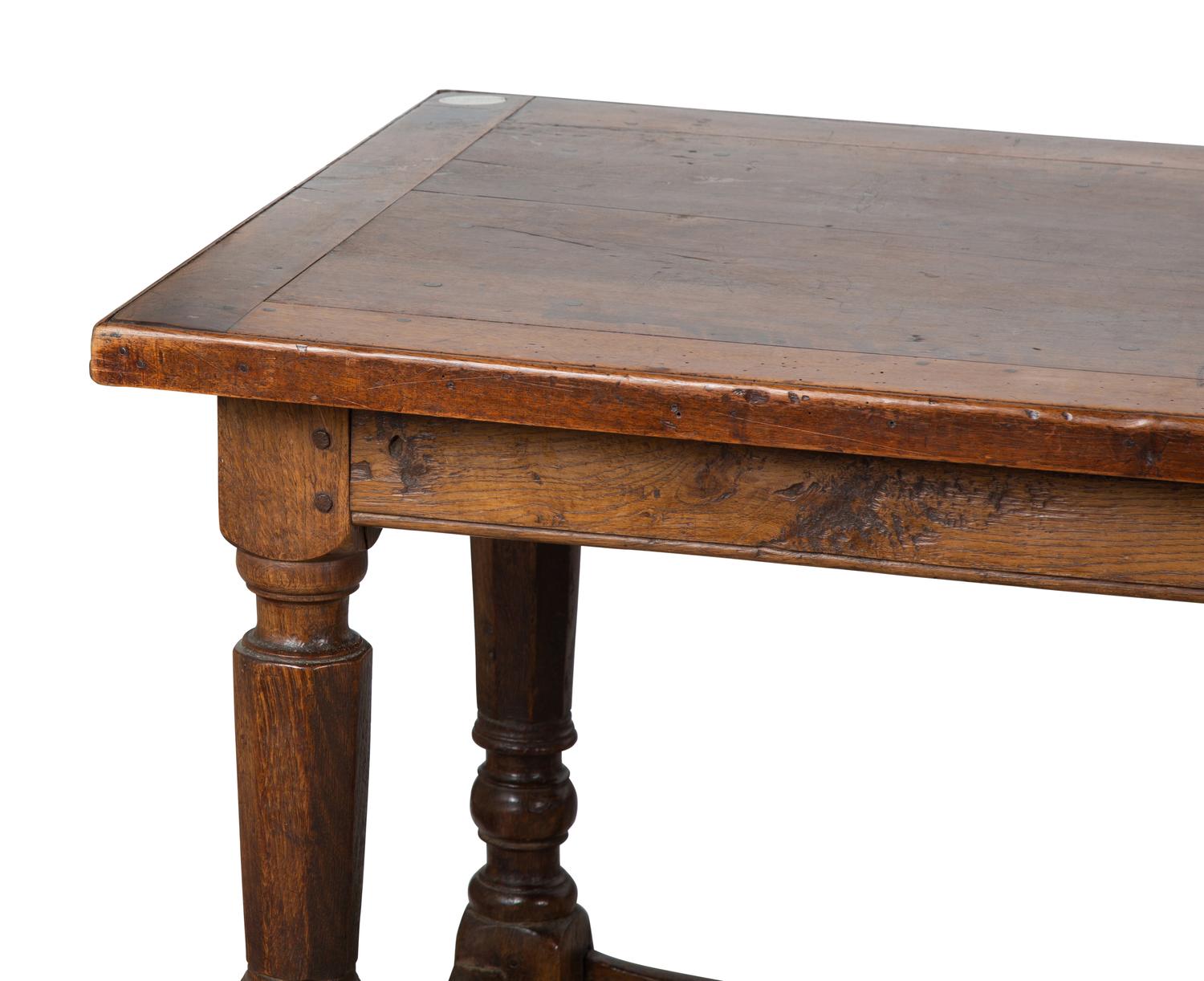 An English Walnut Tavern Table — 18TH CENTURY