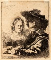 Self Portrait with Saskia